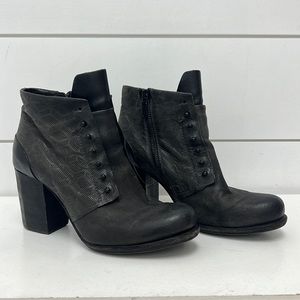 COPY - gently worn AS98 Embossed Zip boot size 39.